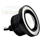 Kit Faro Auxiliar Con Lupa Led Ojo De Angel 1200lm !!!oferta