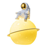 Lámpara Lunar Con Diseño De Astronauta En 3d, Adornos Creati