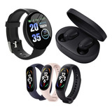 Smartwatch D18 + Smartwatch + Auriculares A6s Super Combo!