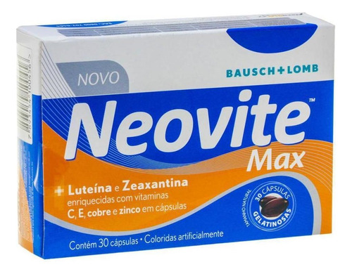 Neovite Max Frasco Com 30 Cápsulas