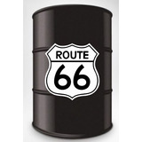 Adesivo Decorativo Route 66 Tambor Tonel Barril 200l