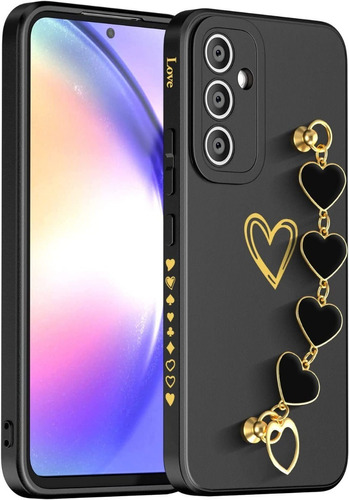 Elegante Funda Para Samsung Galaxy Carcasa +tira De Mano