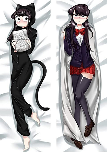 Komi-san Dakimakura 2 Lados+relleno 70 X 24