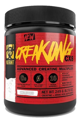 Mutant Creakong Cx8 Creatina Bcaas 30 Servicios Unflavored