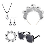 Set De Accesorios Para Fiesta De Discoteca Para Mujer, Despe