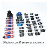 Kit De Sensores Para Arduino 37 Sensores (5 Bolsas)