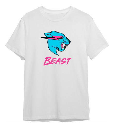 Camiseta Mr Beast Personalizada Sublimada Gaming Youtubers