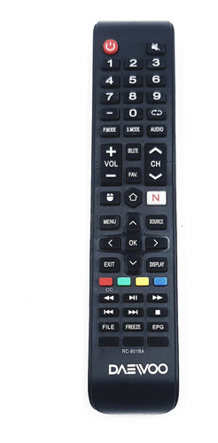 Control Para Daewoo Smartv Modelo Rc-801ba 