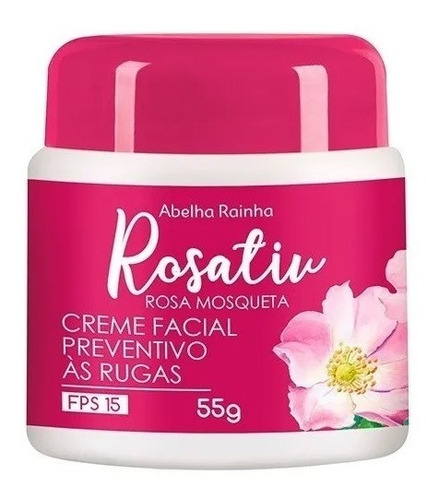 Abelha Rainha Cr Preventivo Rugas Rosativ Fps15 Rosa Mosquet