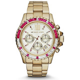 Reloj Michael Kors Mk5871 Color De La Correa Dorado Color Del Fondo Dorado