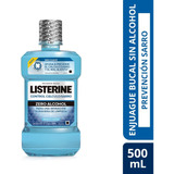 Enjuague Bucal Listerine® Control Sarro Zero Alcohol X500 Ml