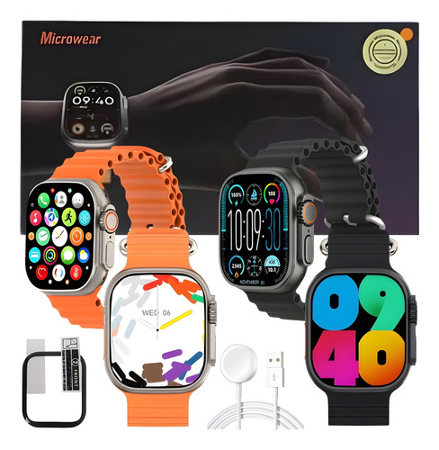 Smart Watch Relógio U9s Lançamento Microwear Android Ios Kit