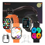 Smart Watch Relógio U9s Lançamento Microwear Android Ios Kit