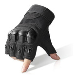 Guantes Medio Dedo Antideslizantes Ciclismo Moto Táctico