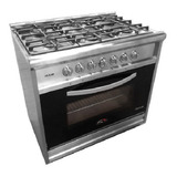 Cocina Usman Irina 900 Acero 90cm 6h Fundicion Selectogar