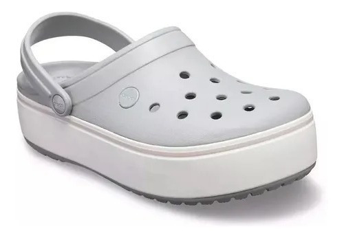 Crocs Crocband Platform Clog Light Grey