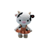 Patrón Crochet Vaca Vaquita Amigurumi Animal