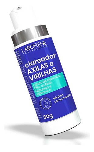 Kit 03 Clareador De Virilhas E Axilas Laborene 30g