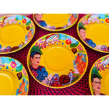 Coleccion De 6 Platos Chocolate Abuelita Frida Kahlo