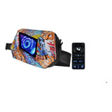 Bolso Crossbody Led Moto Un Hombro Graffiti Impermeable