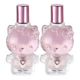 Set De 2 Perfumes Hello Kitty Rosa By Sanrio Fuller