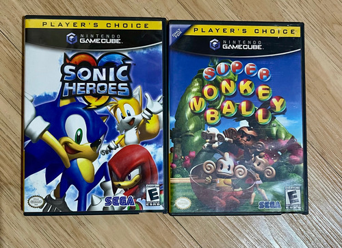 Juegos Gamecube Sonic Heroes Y Super Monkey Ball