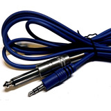 Cable Plug 6.3 Macho A Plug Mini Stereo 3.5 Ficha 2m Todelec