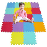 Pack 12 Planchas Alfombra Piso Goma Eva Niños Juego 60x60cm