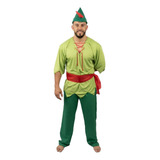 Fantasia Masculina Adulto Peter Pan Disney Carnaval 