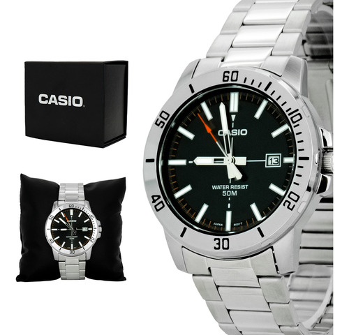 Relógio Casio Masculino Original Prata Callection Garantia