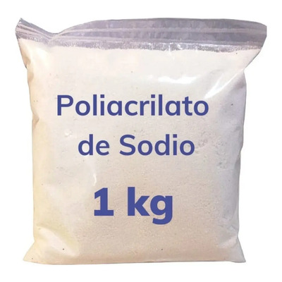 Poliacrilato De Sodio Absorbente Liquidos Hidrogel - 1 Kg | Meses sin interés