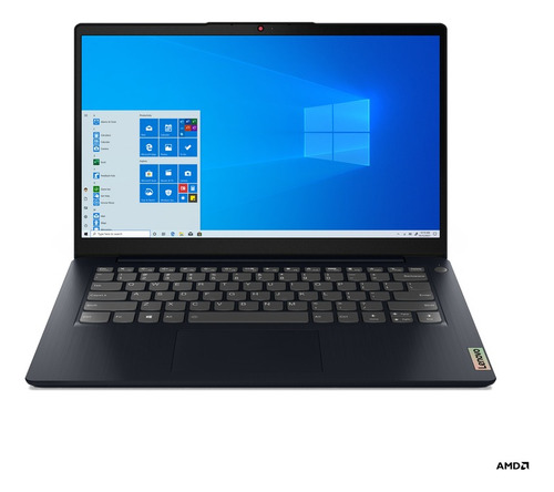 Notebook Lenovo Ideapad Ryzen3 5300 8gb Ram 256ssd 14' W10h Color Abbys Blue