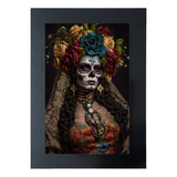 Cuadro De Catrina La Calavera Garbancera Día De Muertos #244