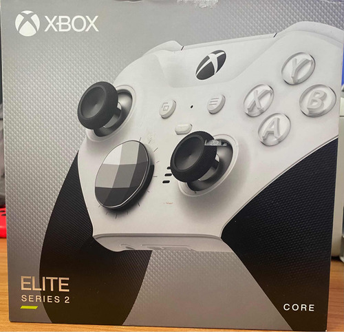 Control Xbox One Elite Series 2 Core Blanco Con Gatillos