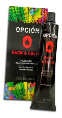  Coloración Opción Rock & Color Purple Haze X 60 G - Opción