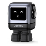 Ugreen Cargador Usb-c 30w Robot Cargador Con Pantalla Negro