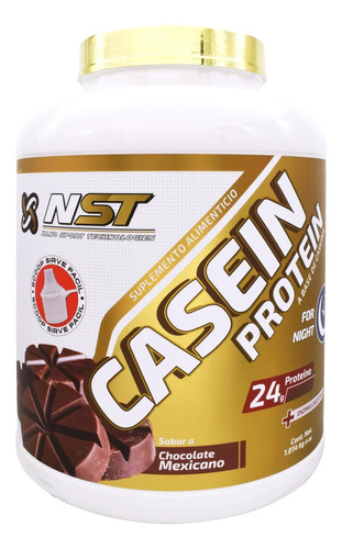 Nst | Casein Proteina Sabor Chocolate En Barra 4lb 1.814 Kg