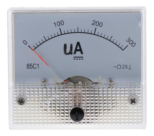 D Medidor De Panel De Corriente Analógico 0-300ua