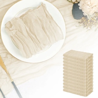 Servilletas y Manteles de Estopilla Beige Cinamon 50x50cm Pack 12 Pz Textura Rústica para Eventos | MercadoLibre