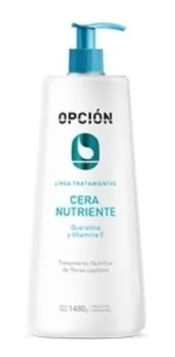 Opción Salón Cera Nutriente 1480gr Vitamina E Y Queratina