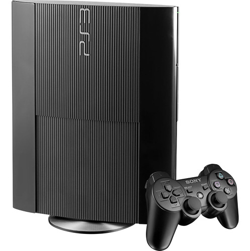 Sony Playstation 3 Slim  Cor  Black