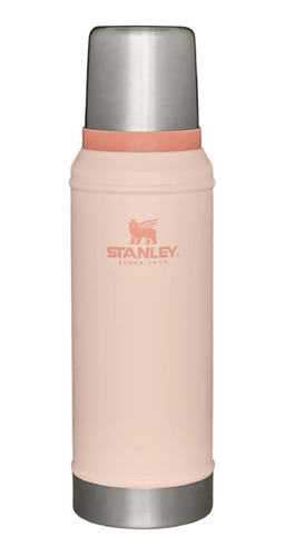 Termo Stanley 591 Ml Rosa Con Tapón Cebador