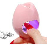 Mini Lámpara De Uñas Led Uv, Secadores De Uñas Usb Portátile