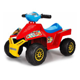 Cuatrimoto A Batería Para Niños Feber Paw Patrol Quad Racy Drive  Color Rojo/azul/amarillo 