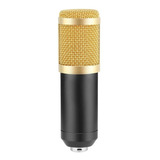 Microfone Hamy Bm-800 Condensador  Cardióide Preto/dourado