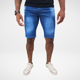 Shorts / Bermuda Masculina Jeans Sarja Lycra Premium 