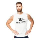 Wayne Enterprises Batman Playera Sin Mangas Tank Top Gym Bp