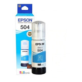 Tinta Epson Cyan T504 Tinta Continua 70ml L4150 L4160 L6161 