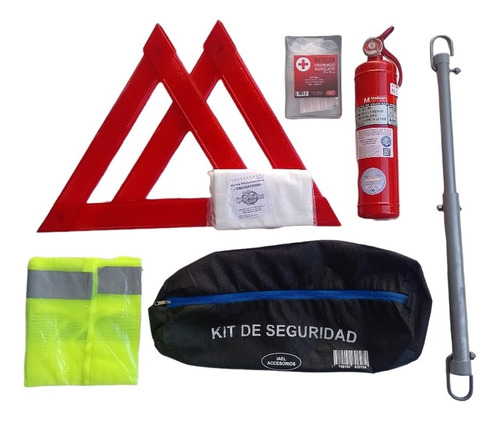 Kit Seguridad Automóvil Reglamentario Con Matafuego 