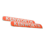 Emblema  Kenworth  Para Lodera Acero Inoxidable . (par)